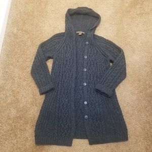 Vintage Merino Wool Cardigan Made in Ireland